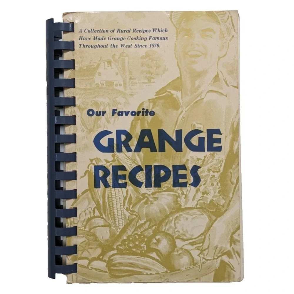 Vintage Our Favorite Grange Recipes 1971 California State Grange Cookbook 315 Pg
